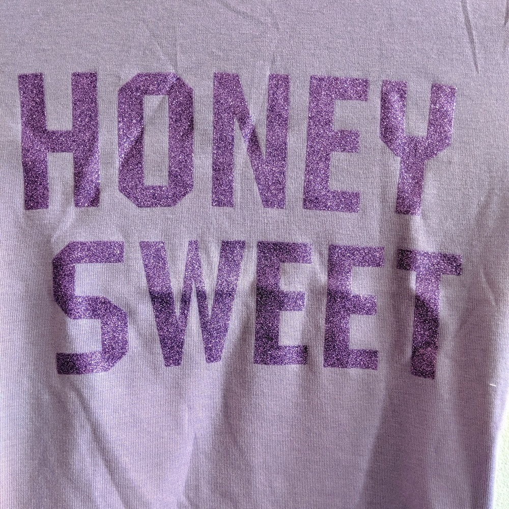 Lavender Honey Sweet Crop Tee - Picture 3 of 4